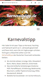 Mobile Screenshot of karnevalstipp.de